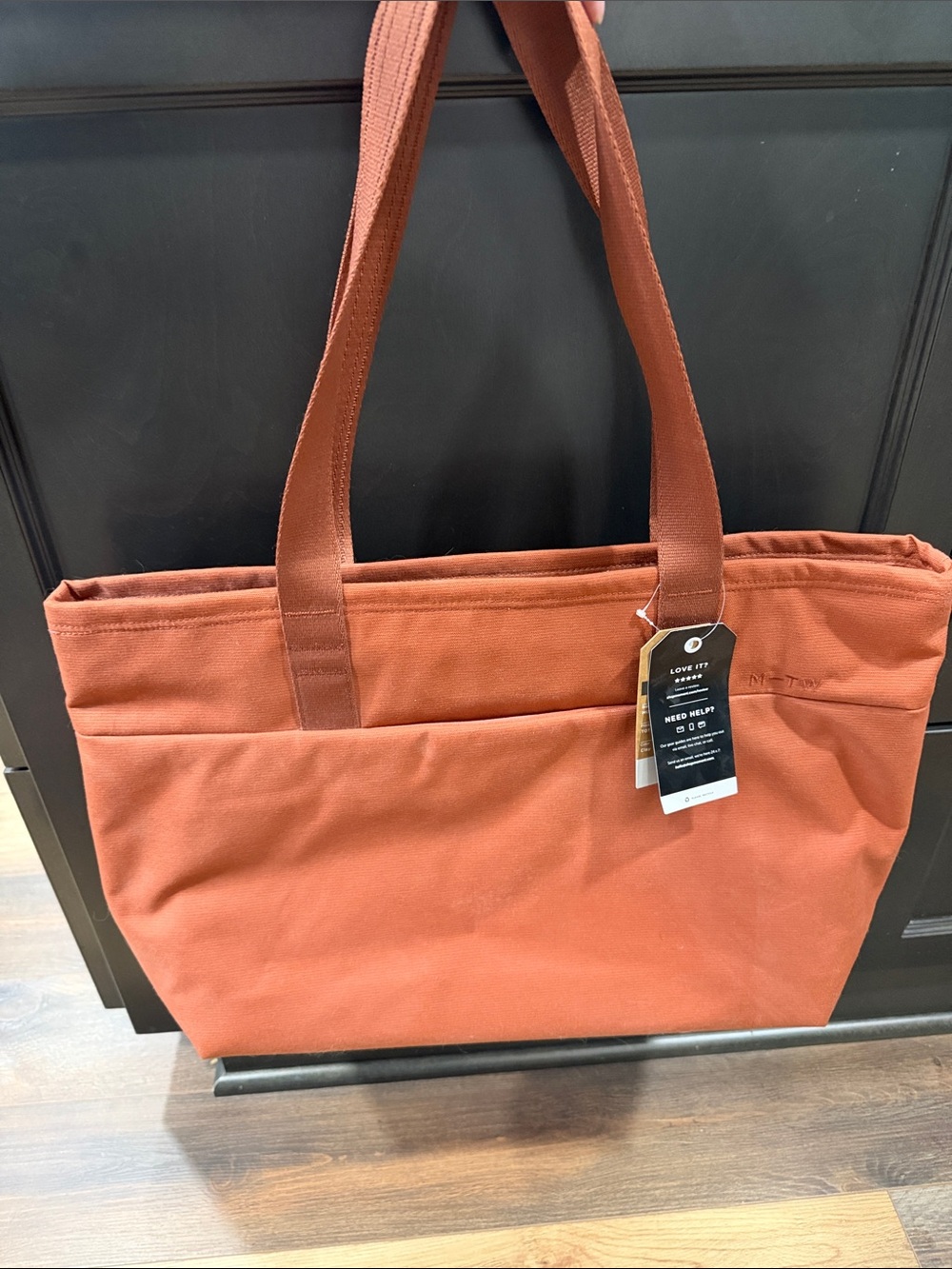 Everyday Canvas Tote in Rust Orange